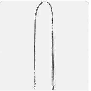 NWT COACH CROSSBODY CHAIN GUNMETAL 48”
